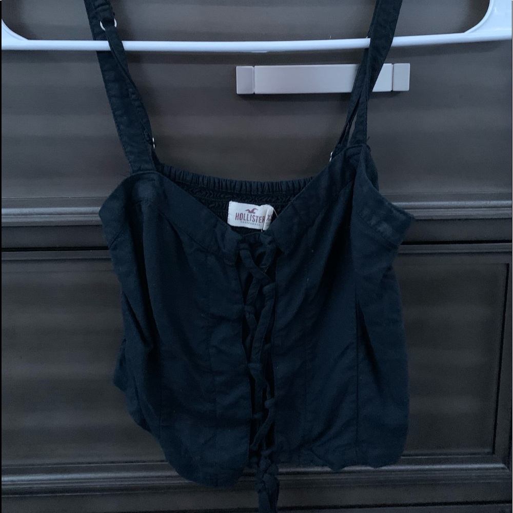Black hollister tank top